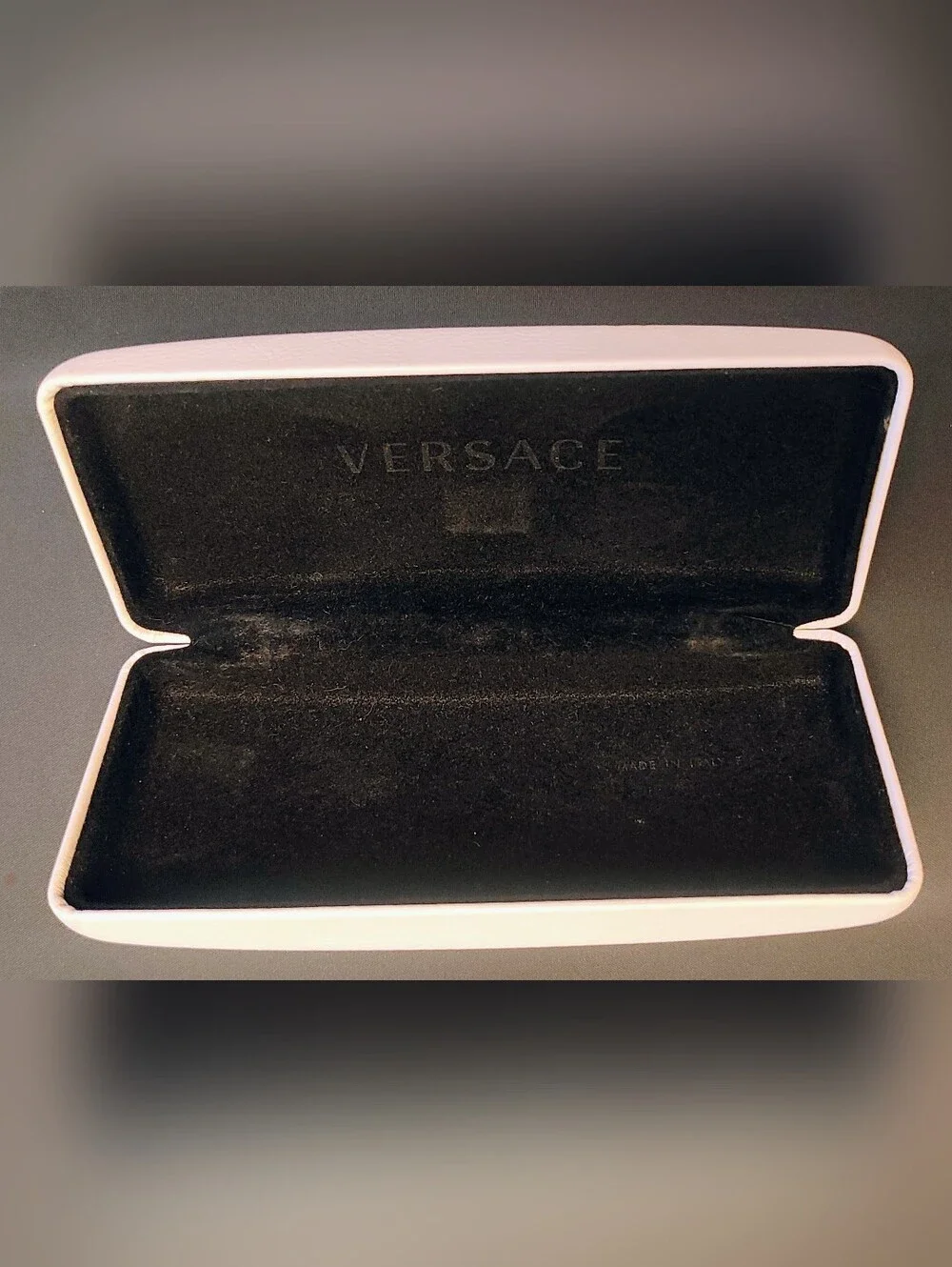 Versace Glasses Case with Gold Logo